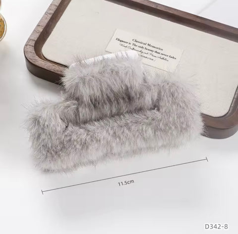 Muju Soft Plush Clip Hair Claw Accessories | Muju In Lebanon