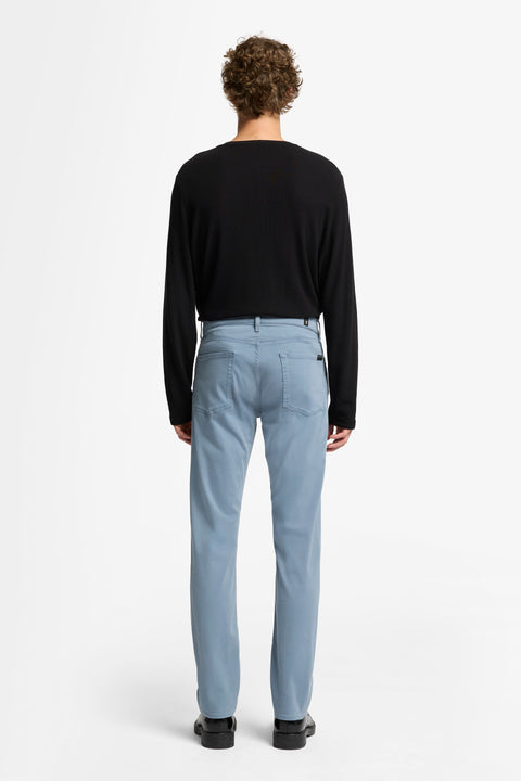 7 for all mankind Men's Dusty Blue Slimmy Stretch Sateen Sleepy Pants | 7 for all mankind In Lebanon