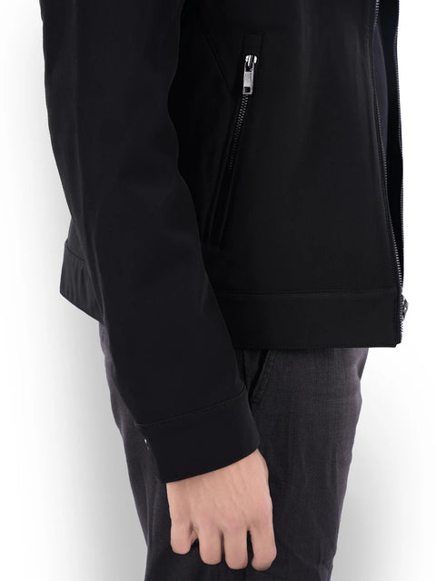 Celio Men's Black Solid Regular Fit Jacket|Celio In Lebanon