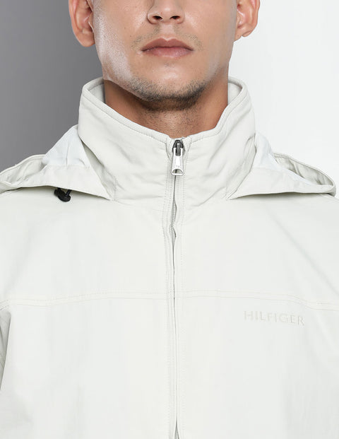 Tommy Hilfiger Men's Beige Water Resistant Bomber Jacket | Tommy Hilfiger In Lebanon