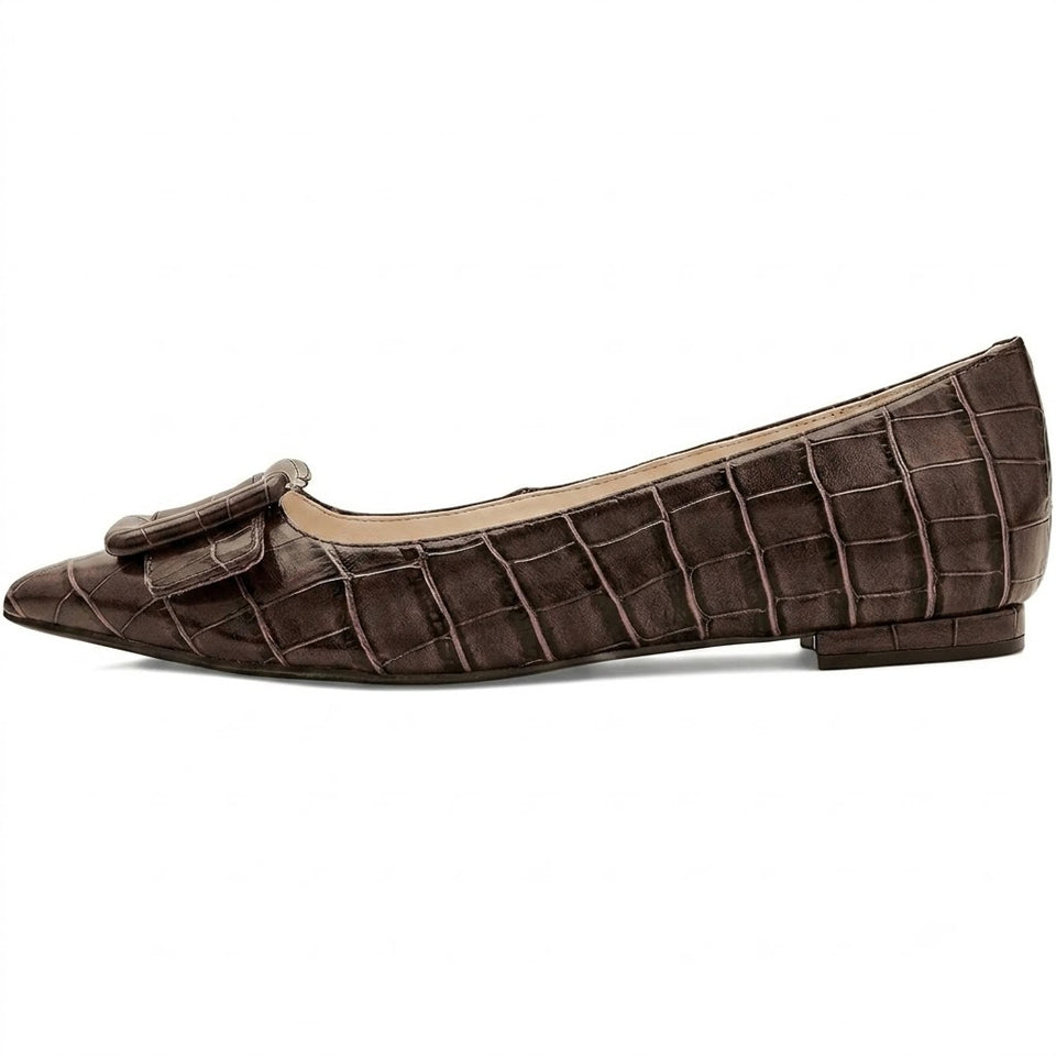 Nine West Women's Dark Brown Jesike3 Loafer Flats