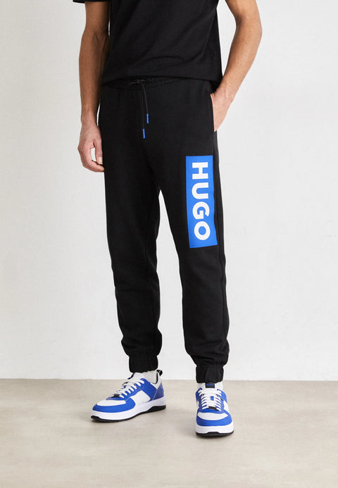Hugo Men's Black Logo Printed Sweatpants | Hugo In Lebanon