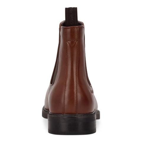 Calvin Klein Men's Brown Leather Fenwick Chelsea Boots | Calvin Klein in Lebanon