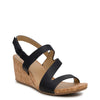 Naturalizer Women's Black Adria Wedge Sandals | Naturalizer In Lebanon