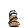 Naturalizer Women's Black Adria Wedge Sandals | Naturalizer In Lebanon