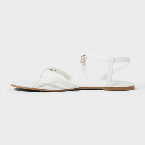 A New Day Women's White Alexandra Strappy Sandals | A New Day In Lebanon