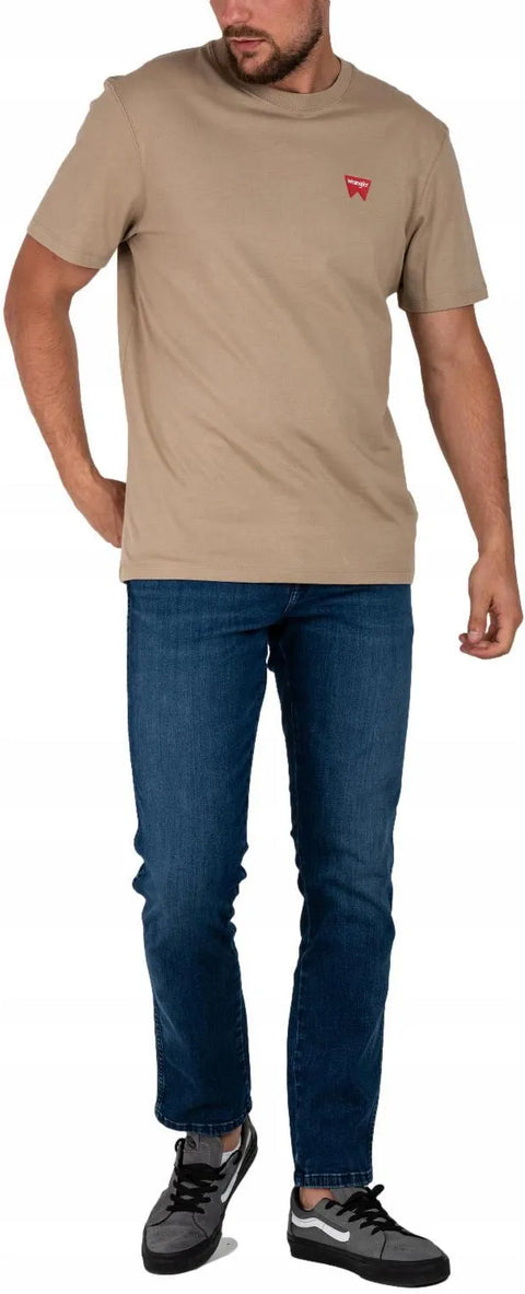 Wrangler Men's Khaki Sign Off T-Shirt |Wrangler In Lebanon