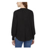 Buffalo Women's Black Cozy V-Neck Long Sleeve Blouse
