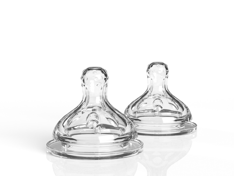 Bebedou Wide Neck Silicone Teat x2 (X) 6m+  (BBD2124) | Bebedou In Lebanon