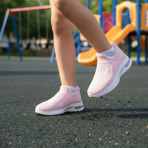 YHOON Girl's Pink Slip on Sneakers | YHOON In Lebanon