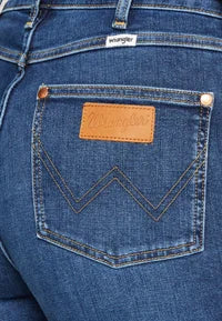 Wrangler Women's Dark Blue Hot In Here Straight Leg Jeans | Wrangler In Lebanon