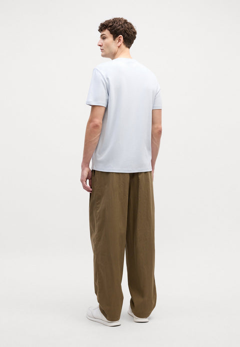 Calvin Klein Men's Light Blue Supima Basic Plain T-Shirt | Calvin Klein In Lebanon