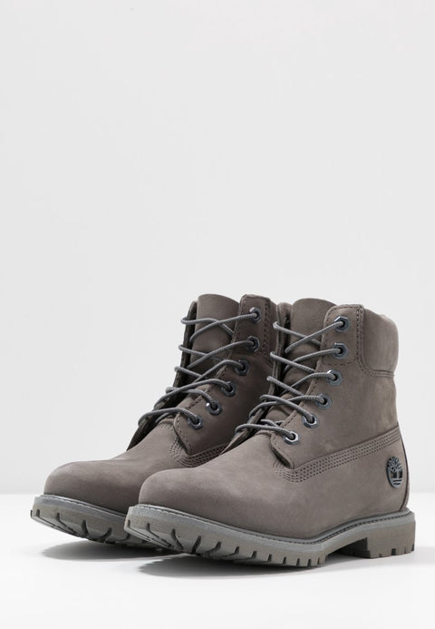 Timberland Women's Gray Premium 6 in Lace Up Boot|Timberland In Lebanon