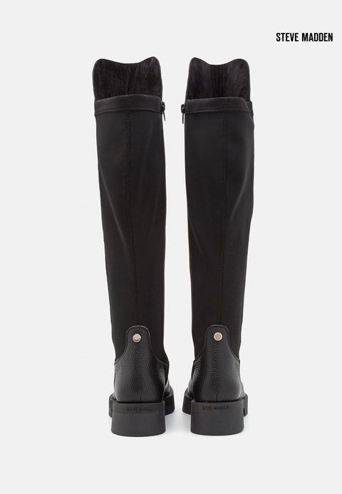 Steve Madden Women's Black Maxtom Leather Boots |Steve Madden in Lebanon