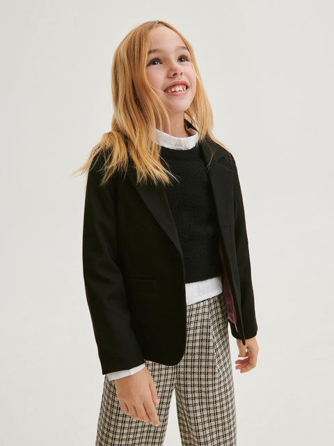 Reserved Girl's Black Classic Blazer | Reserved In Lebanon