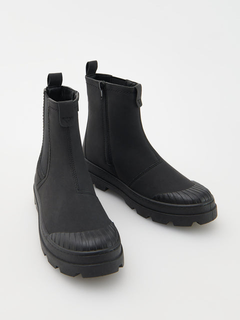 Reserved Women's Black Zippered Ankle Boots | Reserved In Lebanon