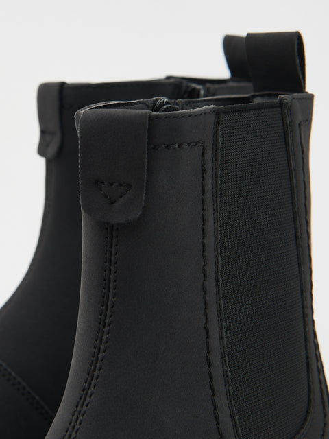 Reserved Women's Black Zippered Ankle Boots | Reserved In Lebanon
