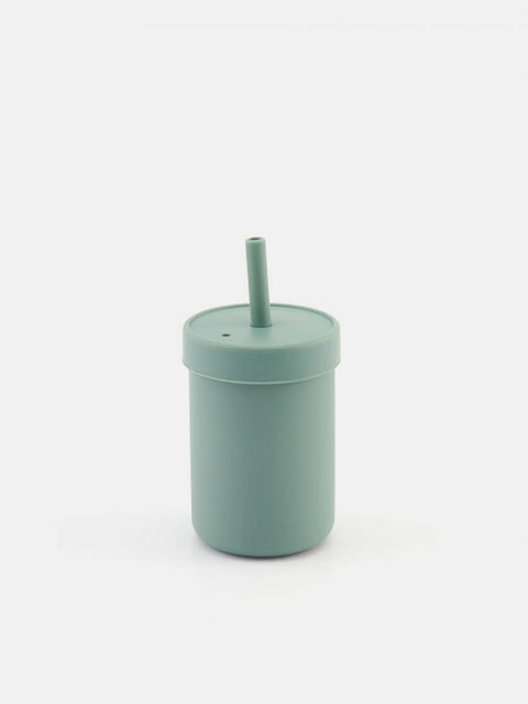 Sinsay Baby's Dark Green Reusable Sippy Cup With Straw | Sinsay In Lebanon
