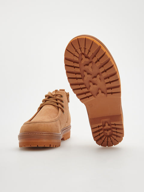Reserved Boy's Camel Insulated High Ankle Boots | Reserved In Lebanon