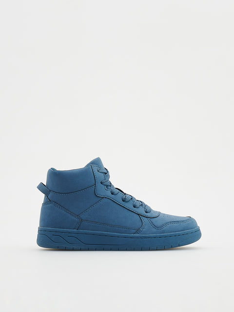 Reserved Boy's Navy Blue High-top Sneakers | Reserved In Lebanon