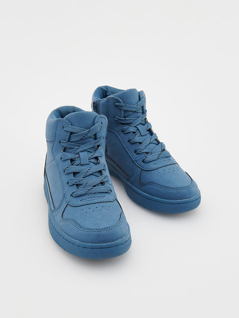 Reserved Boy's Navy Blue High-top Sneakers | Reserved In Lebanon