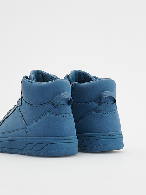 Reserved Boy's Navy Blue High-top Sneakers | Reserved In Lebanon
