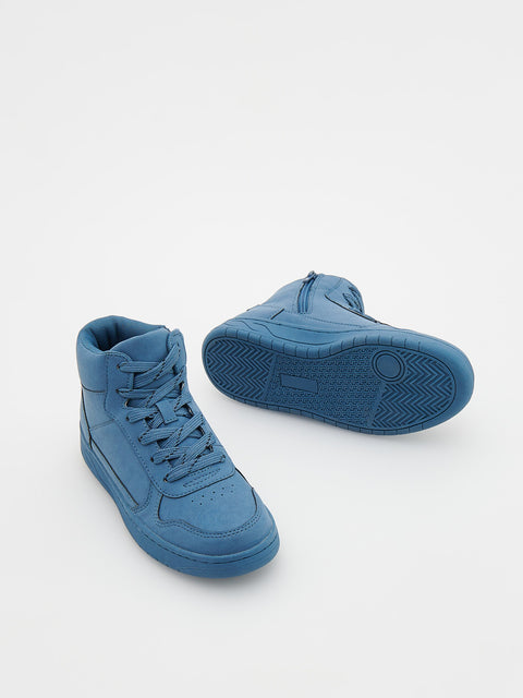 Reserved Boy's Navy Blue High-top Sneakers | Reserved In Lebanon