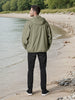 Sinsay Men Olive Green Lightweight Hooded Jacket | Sinsay in Lebanon