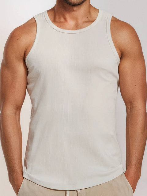Sinsay Men's Sage Green Ribbed Tank Top | Sinsay In Lebanon