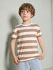 Sinsay Boy's  T-Shirt Cream-Brown AYA