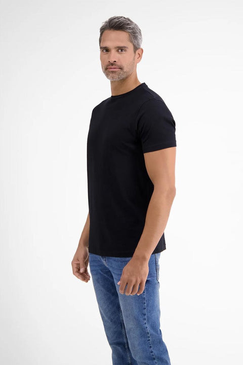 Lerros Men's Black Regular fit T-Shirt  | Lerros In Lebanon