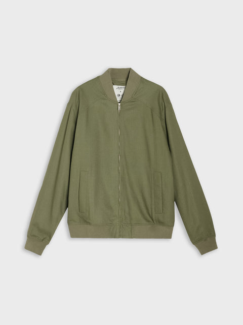 Sinsay Men's Olive Green Bomber Jacket|Sinsay In Lebanon