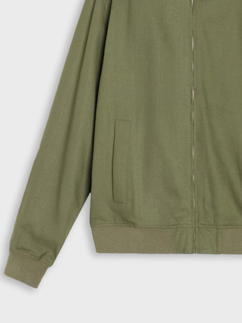 Sinsay Men's Olive Green Bomber Jacket|Sinsay In Lebanon