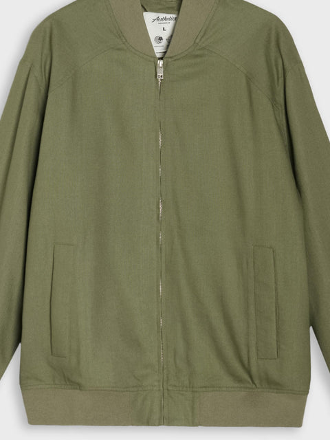 Sinsay Men's Olive Green Bomber Jacket|Sinsay In Lebanon