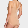 B.tempt'd Women's Beige Back Appeal Firm Control Shaping Bodysuit