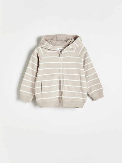 Reserved Baby Boy's Beige Oversized Hooded Jacket | Reserved In Lebanon