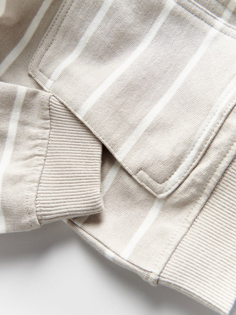 Reserved Baby Boy's Beige Oversized Hooded Jacket | Reserved In Lebanon