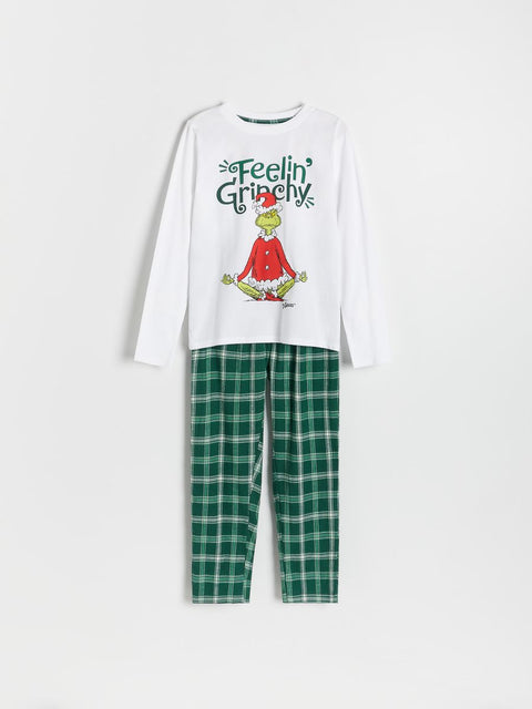Reserved Boy's Multicolor The Grinch Pajama Set |Reserved In Lebanon