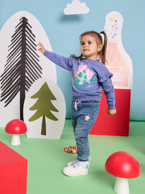 Sinsay Baby Girl's Blue Jeans With Elastic Waistband | Sinsay In Lebanon