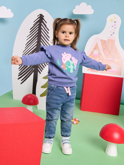 Sinsay Baby Girl's Blue Jeans With Elastic Waistband | Sinsay In Lebanon