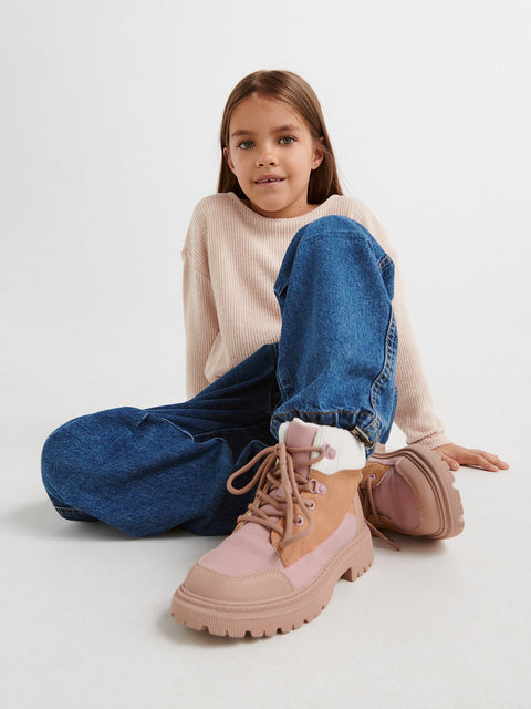 Reserved Girl's Multicolor Warm Ankle High Boot| Reserved In Lebanon