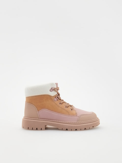 Reserved Girl's Multicolor Warm Ankle High Boot| Reserved In Lebanon