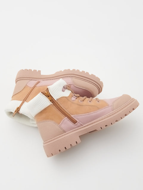 Reserved Girl's Multicolor Warm Ankle High Boot| Reserved In Lebanon