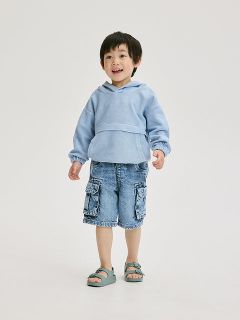 Reserved Boy's Light Blue Oversized Hoodie | Reserved In Lebanon