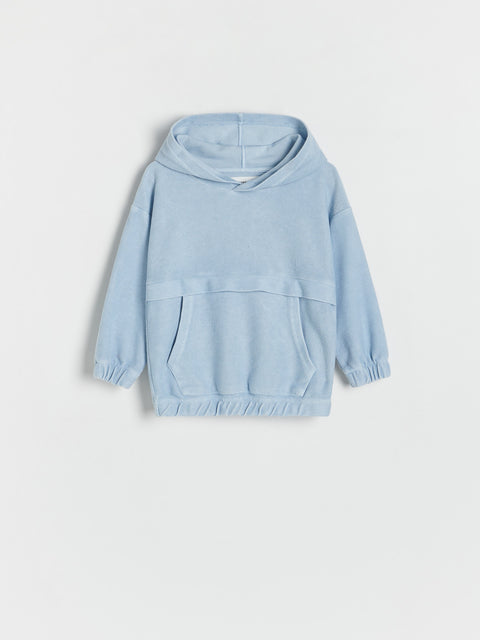 Reserved Boy's Light Blue Oversized Hoodie | Reserved In Lebanon