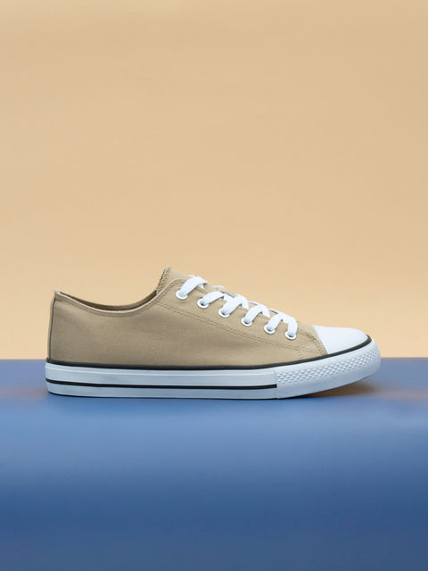 Sinsay Women's Beige Low-Top Sneakers | Sinsay In Lebanon
