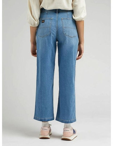 Lee Women's Blue Bootcut Lee All Purpose Utility Denim Chiaro Jeans | Lee In Lebanon