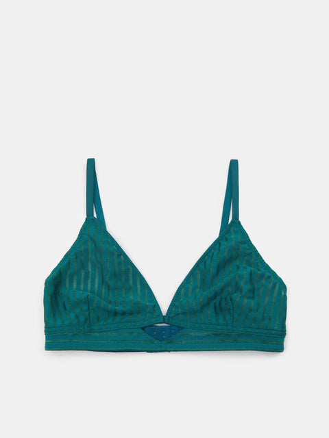 Sinsay Women's Dark Green Wireless Bra | Sinsay In Lebanon