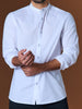 Sinsay Men's White Printed Slim-Fit Shirt | Sinsay In Lebanon