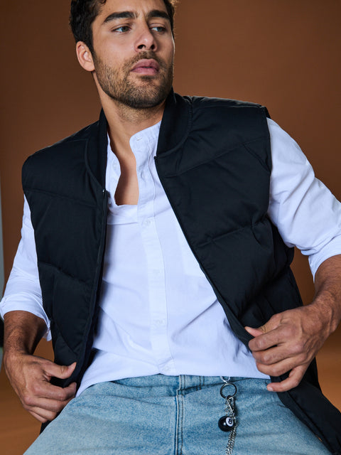 Sinsay Men's White Long-Sleeve Regular-Fit Shirt | Sinsay In Lebanon